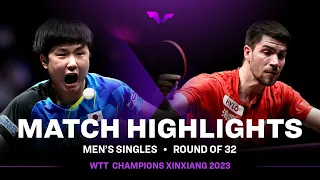 Tomokazu Harimoto vs Patrick Franziska | MS R32 |  WTT Champions Xinxiang 2023