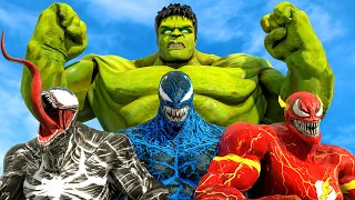 Hulk & Big Hulk vs Symbiote Venom | Super Epic Battle - KjraGaming