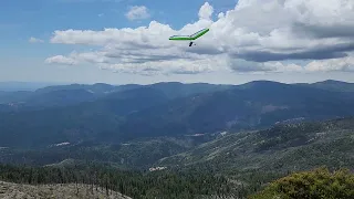 Gnarly Thermal Off Launch Hang Gliding at Hull Mtn Falcon 4