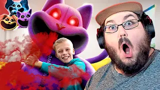 Poppy Playtime 3 CatNap's Sad Origin Story & The Smiling Critters Band - Keep Smiling Song REACTION!