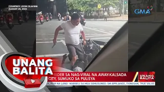 Motorcycle rider sa nag-viral na away-kalsada sa Makati City, sumuko sa pulisya | UB