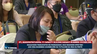 #KangrunaanADamag | DTI, mangipatpatungpal iti capacity building kadagiti business counselors