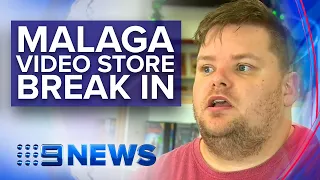 Robbers target Malaga video store for a forth time | 9 News Perth