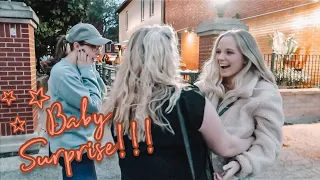 TELLING OUR FAMILY AND FRIENDS WE'RE PREGNANT!!