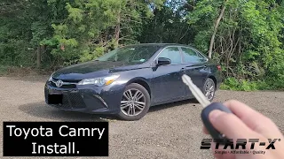 Start-X Remote Start Install, Camry.