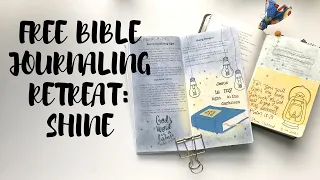 FREE Online Bible Journaling Retreat | Shine | Sweet N Sassy Stamps | Creative Faith & Co.