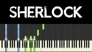 Sherlock - SHERlocked / Irene Adler's Theme (Piano Tutorial + sheets)