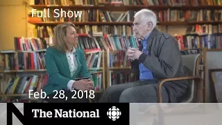 The National for February 28, 2018 - Gun Control, Trudeau, Pentagon Papers