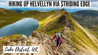 Helvellyn via Striding Edge - An Epic Knife Edge Ridge Hike in the Lake District!