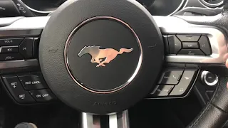 Quick overview of a 2018 Mustang Digital Cluster in a 2016