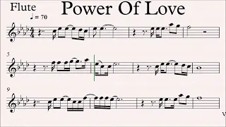 Power Of Love C Instrument Sheet Music