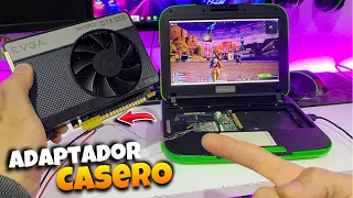 Con este adaptador CASERO podras agregarle una Tarjeta Grafica a tu laptop