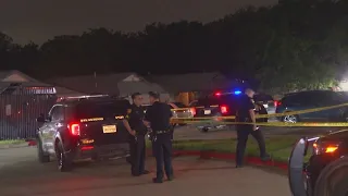 Woman shot in the back at apartment complex, police say