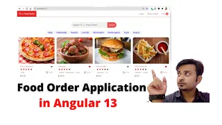 Angular 13- Food Order Application in Angular, Angular Food Order Application, Recipe book project