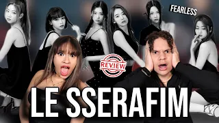 The NEW Generation of Girl Groups| Waleska & Efra react to LE SSERAFIM FEARLESS OFFICIAL M/V KPOP