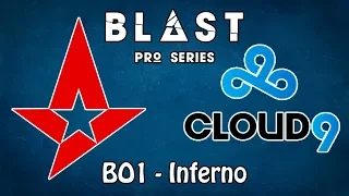 Astralis vs Cloud9 [Inferno] Highlights - BLAST Pro Series Istanbul 2018