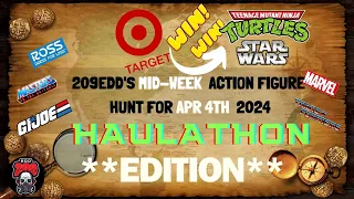 HAULATHON TARGET HUNTING and FINDING NEW  Figs APRIL 4th Toy Hunt GI JOE CLASSIFIED TMNT STAR WARS!