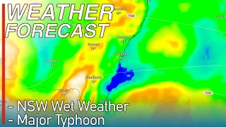 Wet Weather and Severe Storms Forecast to Lash Two Major Cities Today, Major Typhoon Forecast Update