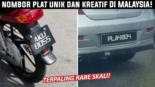 Nombor Plat Paling RARE Di Malaysia!