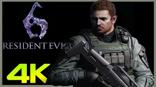 Resident Evil 6: CHRIS y PIERS - 4K 60ᶠᵖˢ - Juego Completo - Longplay sin Comentarios en Español