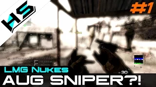 NUKE "LMG SNIPING w/ AUG HBAR!"- Call Of Duty: MW2 Gameplay Commentary