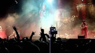 Alice Cooper The Black Widow. Opening song at Alexandra Palace London 2011