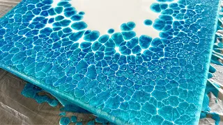 Pearl Puddle Pour - Fluid Art Tutorial / Acrylic Pouring