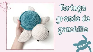 Tortuga crochet fácil - Tutorial parte 1 (grande) - Patrón de amigurumi/ ganchillo gratis