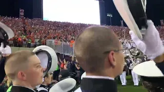 Virginia Tech entrance on field + Message from Metalica