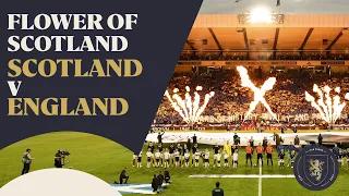 Flower Of Scotland - Scottish National Anthem at Scotland v England | 150th Anniversary Friendly