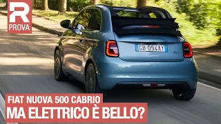 Fiat 500 Cabrio | Quanto è BELLA una citycar cabrio ELETTRICA?