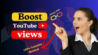 boost views || how to customize url or YouTube video Direct link so that the traffic,........ appear