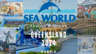 QUEENSLAND FAMILY HOLIDAY 2024 PART 2 #goldcoast #seaworld #themepark #family #vlog  #memories