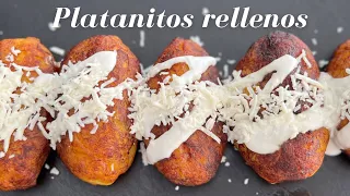 PLATANITOS RELLENOS DE QUESO | MOLOTES DE PLÁTANO MACHO | EN CASA CON IXCHEL