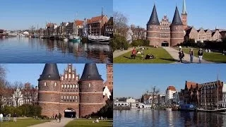 Video Postcard: Lübeck, Germany - Holstentor, Altstadt (old town), Trave - 4K (2160p) Ultra HD