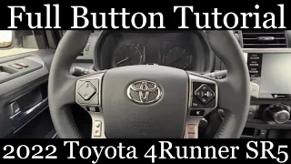 2022 Toyota 4Runner SR5 - (FULL Button Tutorial)
