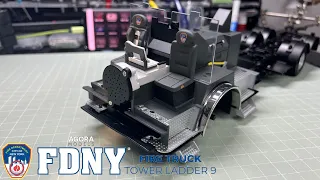 Build the FDNY Ladder 9 Fire Truck 1:24 Scale - Pack 2 - Stages 9-16
