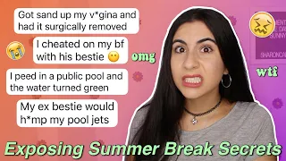 Exposing Your Juicy Summer Break Secrets (the tea!) | Just Sharon