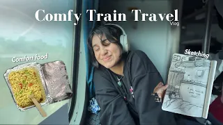 Comfiest Train Travel Vlog 🧸☕🤍 | Prarish Devyal