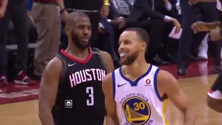 Chris Paul SHIMMY DANCES Steph Curry Game 5 Warriors vs Rockets