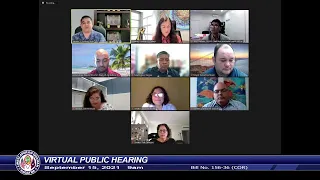 Virtual Public Hearing - Speaker Therese M. Terlaje - September 15, 2021 9am PT.2