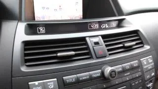 Honda Crosstour - Climate Control "Sync" function