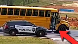 School Bus Driver SAVES Teen From Reckless Cop