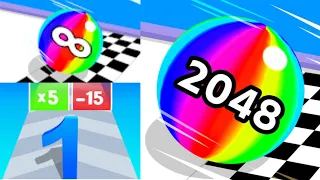 Ball Run 2048 vs Merge Number Run Master vs Ball Run Infinity