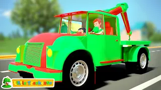 Wheels On The Tow Truck Vehicle Songs and Kids Rhymes
