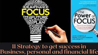 The power of focus | Book Summary in English | #focus #habits #action