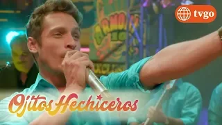 ¡Edgar y Estrella presentan un nuevo éxito en el palacio! - Ojitos hechiceros 23/04/2018