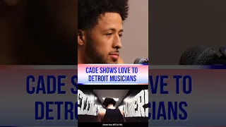 Cade Cunningham Shows Love To Detroit Musicians #Cade #Pistons #NBA #Detroit #DestinationRestoration