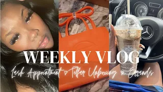 WEEKLY VLOG! | Lash Appointment, Telfar Unboxing, and More! Erica Danley