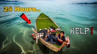 LIVING ON A BOAT FOR 24 HOURS// Sumit Cool Lifestyle